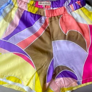 Emilio pucci silk shorts